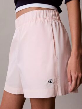 Pantaloni scurți din poplin de bumbac