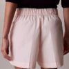 Pantaloni scurți din poplin de bumbac