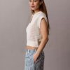 Pantaloni scurți din poplin de bumbac cu dungi