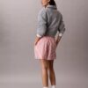 Pantaloni scurți din poplin de bumbac cu dungi