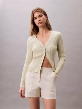 Pantaloni scurți din satin de bumbac