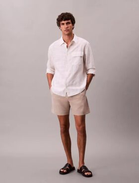 Pantaloni scurți din seersucker Pantaloni scurți din seersucker