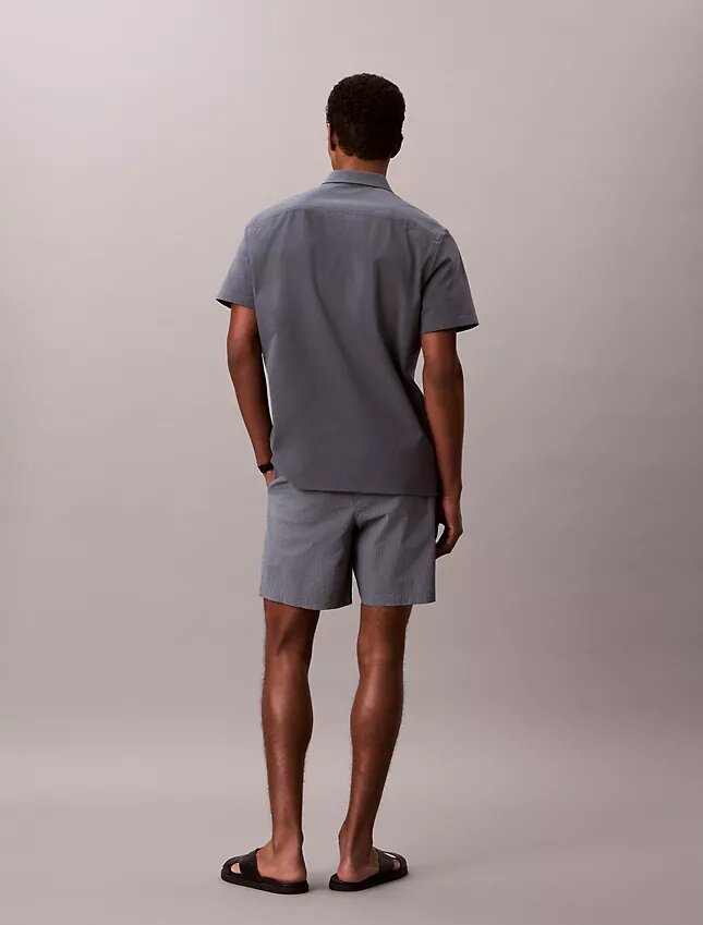 Pantaloni scurți din seersucker Pantaloni scurți din seersucker