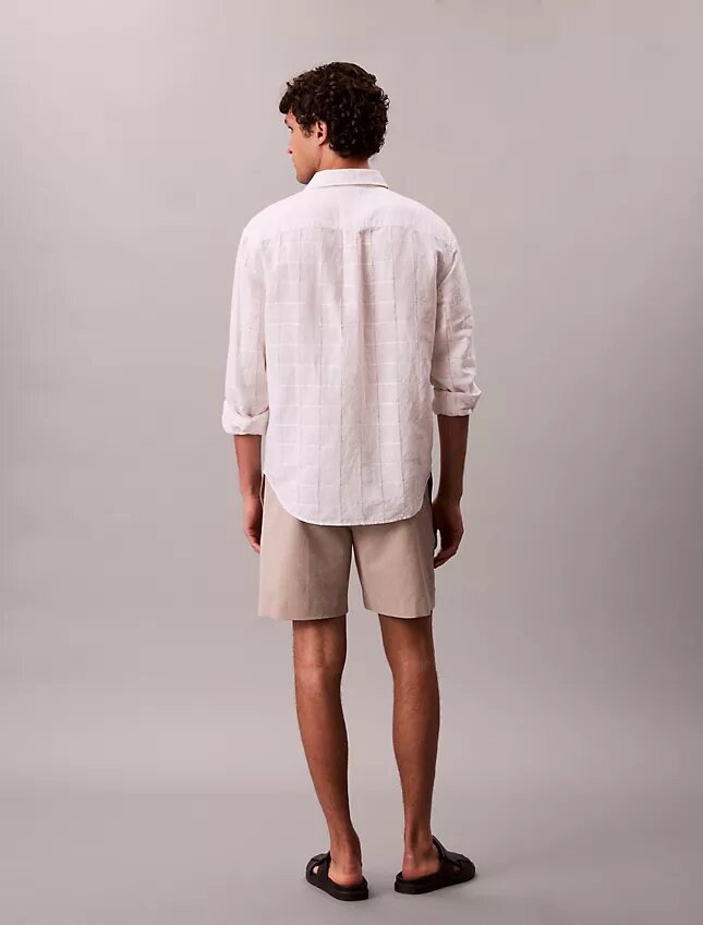 Pantaloni scurți din seersucker Pantaloni scurți din seersucker