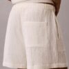Pantaloni scurți din tifon dublu, cu talie elastică Pantaloni scurți din tifon dublu, cu talie elastică