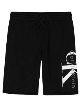 Pantaloni scurți din tricot cu imprimeu Monologo pentru băieți