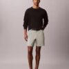 Pantaloni scurți drepți din Cotton Stretch Pantaloni scurți drepți din Cotton Stretch
