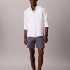 Pantaloni scurți drepți din Cotton Stretch Pantaloni scurți drepți din Cotton Stretch
