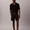 Pantaloni scurți drepți din Cotton Stretch Pantaloni scurți drepți din Cotton Stretch