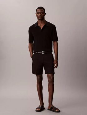 Pantaloni scurți drepți din Cotton Stretch
