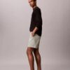 Pantaloni scurți drepți din Cotton Stretch Pantaloni scurți drepți din Cotton Stretch
