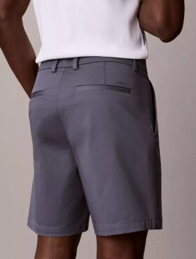 Pantaloni scurți drepți din Cotton Stretch