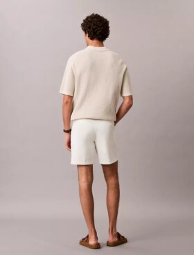Pantaloni scurți drepți din Cotton Stretch