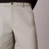 Pantaloni scurți drepți din Cotton Stretch Pantaloni scurți drepți din Cotton Stretch