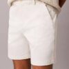 Pantaloni scurți drepți din Cotton Stretch Pantaloni scurți drepți din Cotton Stretch