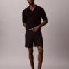 Pantaloni scurți drepți din Cotton Stretch Pantaloni scurți drepți din Cotton Stretch
