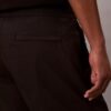 Pantaloni scurți drepți din seersucker elastic, 18 cm