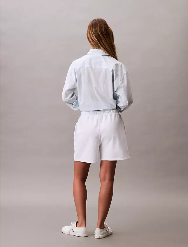 Pantaloni scurți Monologo din French Terry Pantaloni scurți Monologo din French Terry