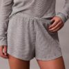 Pantaloni scurți ușori cu tricotaj tip waffle