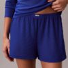 Pantaloni scurți ușori cu tricotaj tip waffle Pantaloni scurți ușori cu tricotaj tip waffle