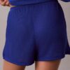 Pantaloni scurți ușori cu tricotaj tip waffle Pantaloni scurți ușori cu tricotaj tip waffle