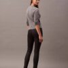 Pantaloni skinny cu imprimeu în carouri Ponte