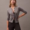 Pantaloni skinny cu imprimeu în carouri Ponte