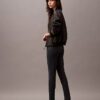 Pantaloni skinny cu imprimeu în zig-zag