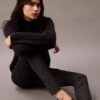 Pantaloni skinny cu imprimeu în zig-zag