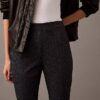 Pantaloni skinny cu imprimeu în zig-zag