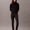 Pantaloni skinny cu imprimeu în zig-zag