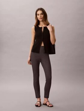 Pantaloni skinny cu imprimeu Ponte