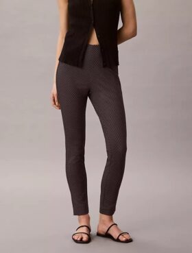 Pantaloni skinny cu imprimeu Ponte