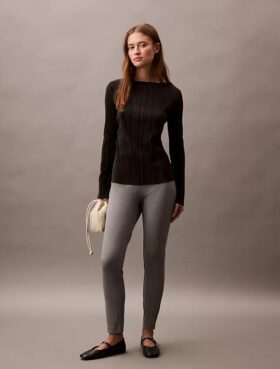 Pantaloni skinny di ponte