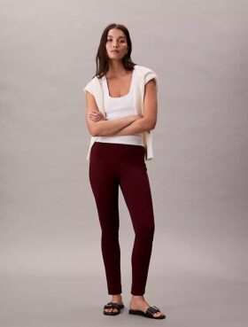 Pantaloni skinny di ponte