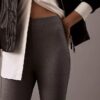 Pantaloni skinny din ponte uni Pantaloni skinny din ponte uni