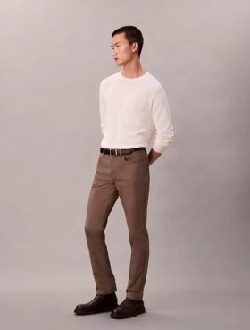Pantaloni slim cu 5 buzunare