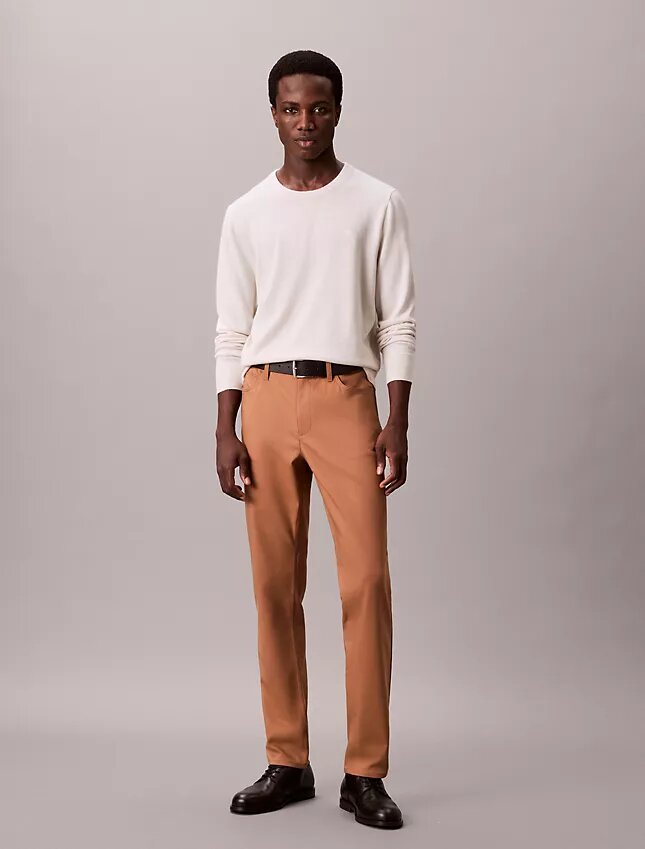 Pantaloni slim cu 5 buzunare Pantaloni slim cu 5 buzunare