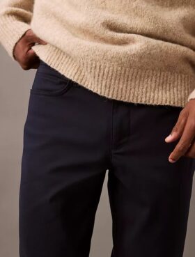 Pantaloni slim cu 5 buzunare