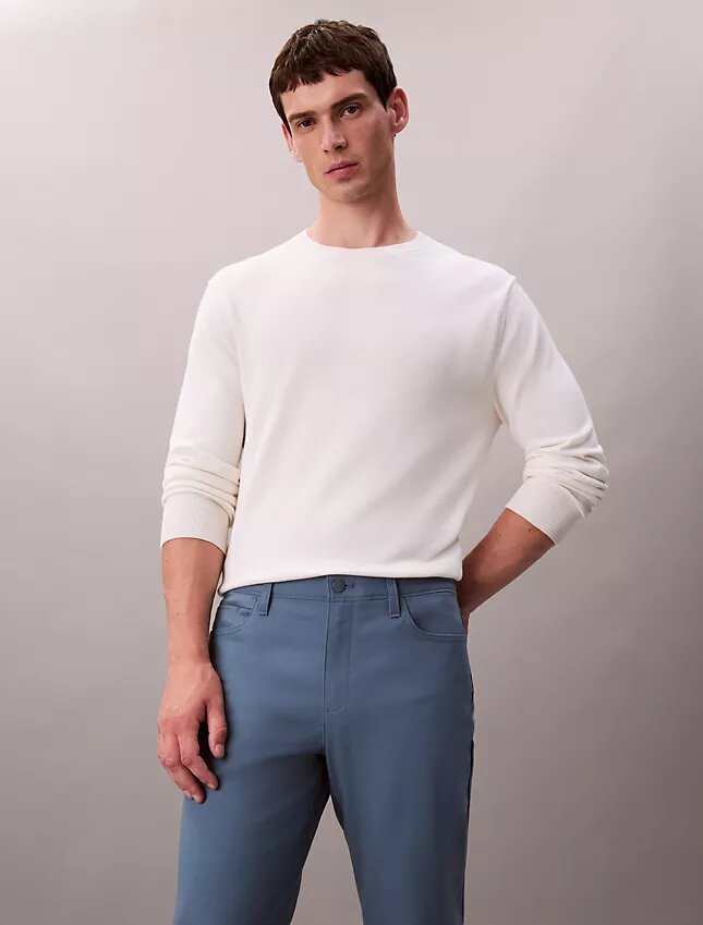 Pantaloni slim cu 5 buzunare Pantaloni slim cu 5 buzunare