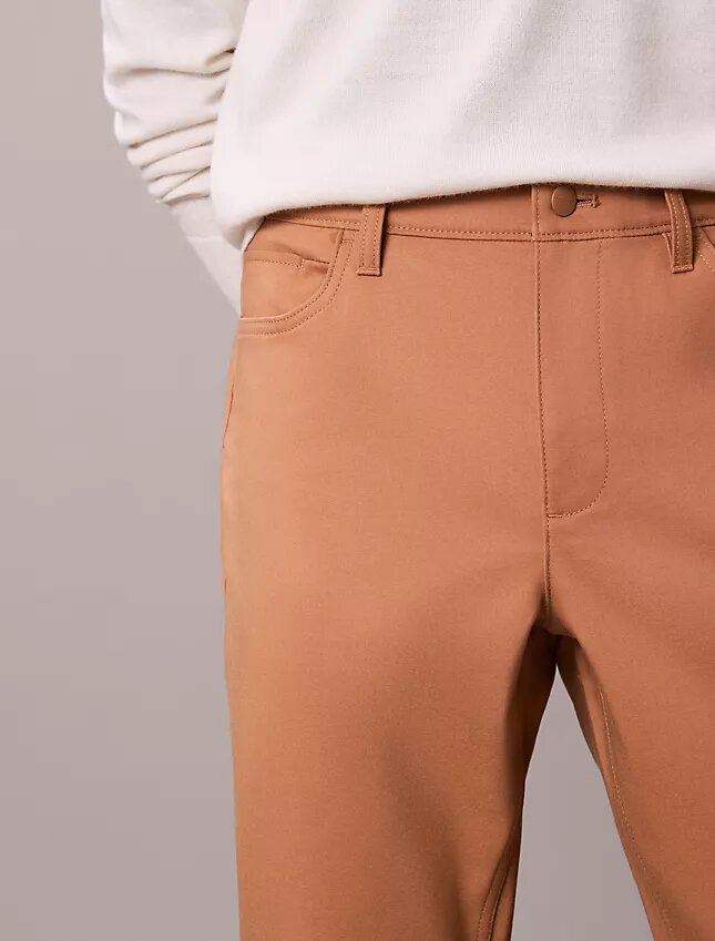 Pantaloni slim cu 5 buzunare Pantaloni slim cu 5 buzunare