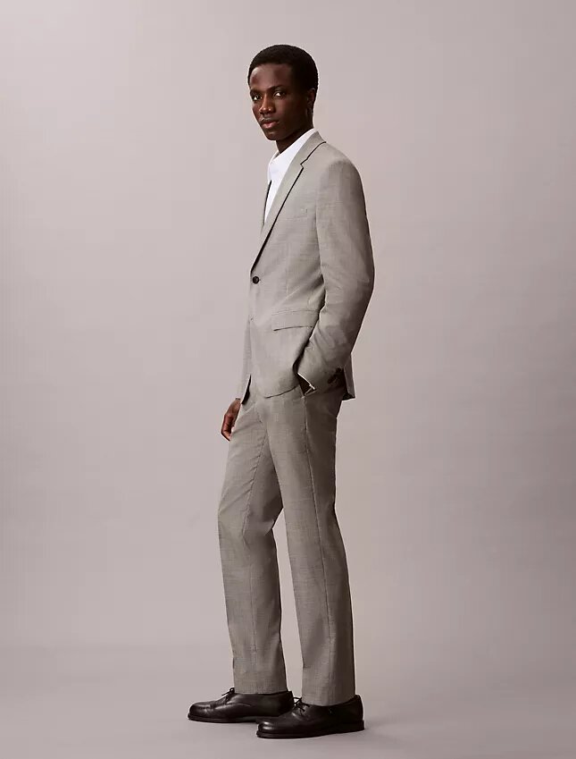 Pantaloni slim cu imprimeu houndstooth Pantaloni slim cu imprimeu houndstooth