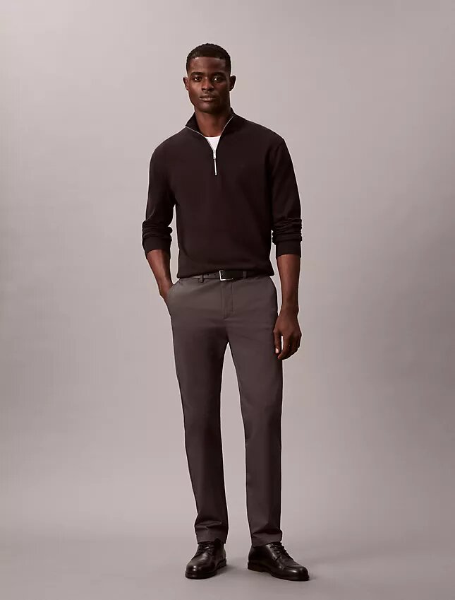 Pantaloni slim din bumbac Cotton Stretch Pantaloni slim din bumbac Cotton Stretch