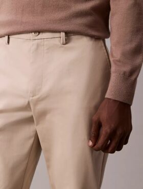 Pantaloni slim din bumbac Cotton Stretch