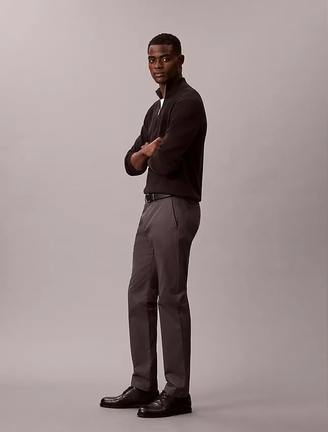 Pantaloni slim din bumbac Cotton Stretch Pantaloni slim din bumbac Cotton Stretch
