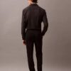 Pantaloni slim din gabardină de lână