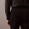 Pantaloni slim din gabardină de lână