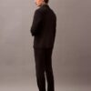 Pantaloni slim din gabardină de lână
