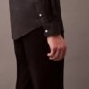 Pantaloni slim din gabardină de lână