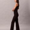 Pantaloni slim evazați din țesătură Ponte